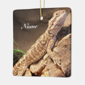Personalisiert Baby Bearded Dragon Lizard Keramikornament (Links)