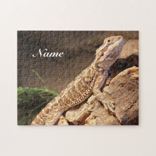 Personalisiert Baby Bearded Dragon Lizard Puzzle
