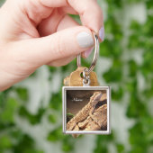 Personalisiert Baby Bearded Dragon Lizard Schlüsselanhänger (Hand)