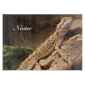 Personalisiert Baby Bearded Dragon Lizard Schneidebrett (Vorderseite)