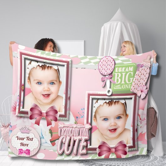 Personalisiert Baby Blanket Fleecedecke