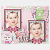 Personalisiert Baby Blanket Fleecedecke (Vorderseite (Horizontal))