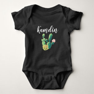 Personalisiert Baby Body Anzug Bohemisch Kaktus Su Baby Strampler
