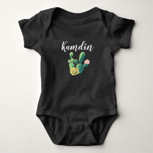 Personalisiert Baby Body Anzug Bohemisch Kaktus Su Strampler