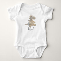 Personalisiert Baby Bodysuit Crochet Dragon