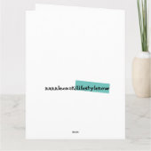 Personalisiert Baby Boy Birthday Card - Peter Rabb Karte (Rückseite)