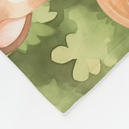 Personalisiert Baby Boy Fleecedecke (Ecke)