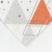 Personalisiert Baby Boy Swaddle Tepee Arrow Muster Fleecedecke (Ecke)