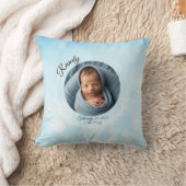 Personalisiert Baby Boy Throw Kissen (Decke)