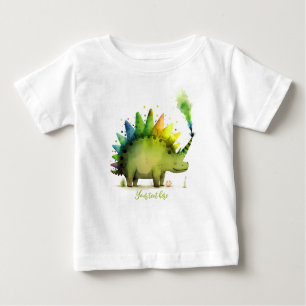 Personalisiert Baby Dinosaur T-Shirt