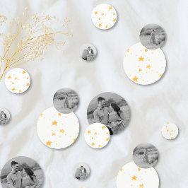 Personalisiert Baby Dusche Foto Confetti Stars Konfetti