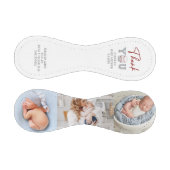 Personalisiert Baby Dusche Foto Vielen Dank für Ih Baseball (Paneele)