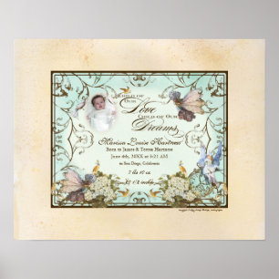 Personalisiert Baby Girl - Bezaubernde Prinzessin  Poster