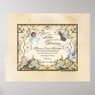 Personalisiert Baby Girl - Bezaubernde Prinzessin  Poster