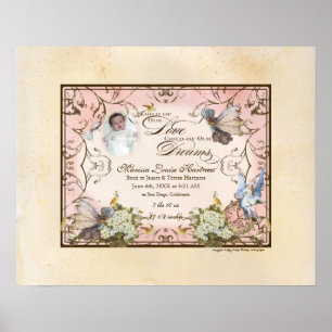 Personalisiert Baby Girl - Bezaubernde Prinzessin Poster