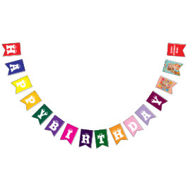 Personalisiert Baby Girl Birthday Wimpelkette