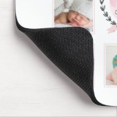PERSONALISIERT BABY GIRL FOTO COLLAGE MOUSEPAD (Ecke)