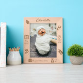 Personalisiert Baby Girl Memory Frame | DP7 Geätzte Rahmen