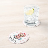 Personalisiert Baby Girl's First Christmas Unterse Untersetzer (Vor Ort)