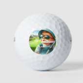 Personalisiert Baby Golfer Golfball (Vorderseite)