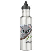 Personalisiert Baby Koala Edelstahlflasche (Rechts)