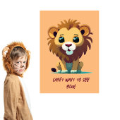 Personalisiert Baby Lion Party Einladung