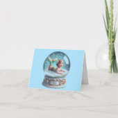 Personalisiert Baby Mermaid Willkommen Karte (Vorderseite)