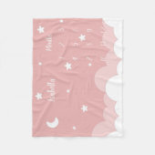 Personalisiert Baby Milestone Fleecedecke (Vorderseite)