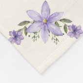 Personalisiert Baby Milestone Fleecedecke (Ecke)