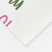 Personalisiert Baby Monthly Meilenstein Maßgeschne Fleecedecke (Ecke)