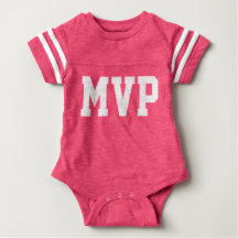 Personalisiert Baby MVP Football Jersey Bodysuit