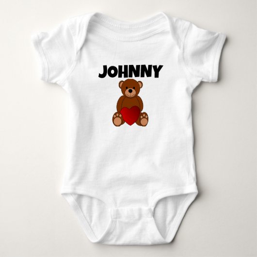 PERSONALISIERT BABY ONE-STAPEL STRAMPLER (Vorderseite)