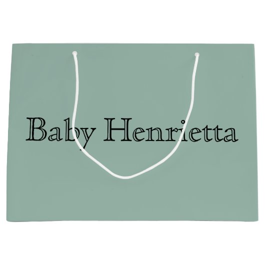 Personalisiert Baby Shower Gastgeschenk Boy Girl Große Geschenktüte (Vorderseite)