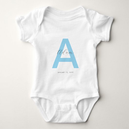 Personalisiert Baby Strampler (Vorderseite)