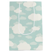 Personalisiert Baby Teddy Bear Giraffe Rubber Duck Mittlere Geschenktüte (Rückseite)