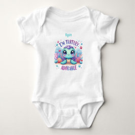 Personalisiert Baby Turtle Baby Strampler