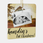 Personalisiert Baby XMAS Ornament Sunset Barn Coun (Rechts)