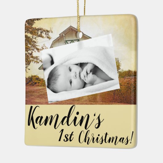 Personalisiert Baby XMAS Ornament Sunset Barn Coun (Links)