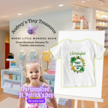 Personalisiert Baby's 1. St. Patrick's Day T - Shi