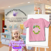 Personalisiert Baby's 1. St. Patrick's Day T - Shi Baby T-shirt