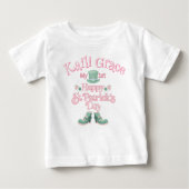 Personalisiert Baby's 1. St. Patrick's Day T - Shi Baby T-shirt (Vorderseite)