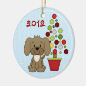 Personalisiert Baby's 1. Weihnachtsgebäck Keramik Ornament (Links)