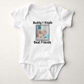 Personalisiert Baby's Best Friend Baby Strampler (Vorderseite)
