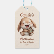 Personalisiert Baby's First Christmas Bunny