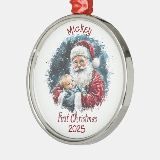 Personalisiert Baby's First Christmas Ornament (Links)