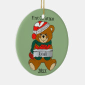 Personalisiert Baby's First Christmas Ornament (Rechts)