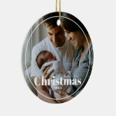 Personalisiert Baby's First Christmas Ornament (Rechts)