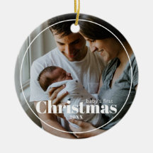 Personalisiert Baby's First Christmas Ornament