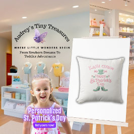 Personalisiert Baby's St. Patrick's Day Kissen