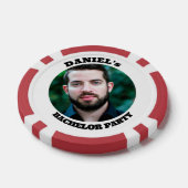 Personalisiert Bachelor Party Custom Foto Pokerchips (Einzeln)